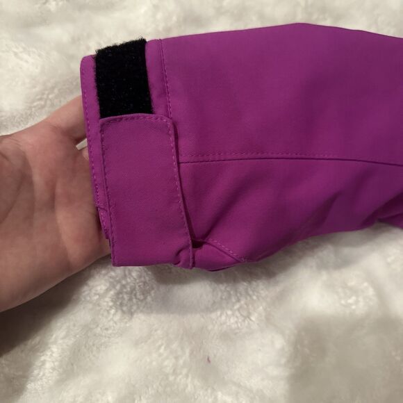 686 Girls Size Large Pink Snowboard Ski Coat Lily Jacket Snow Warm Hood L Purple - Picture 3 of 16